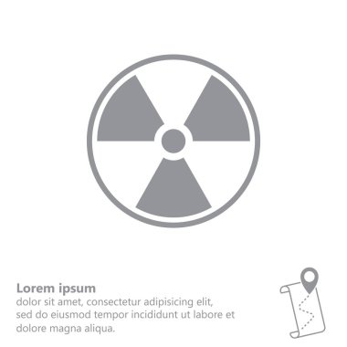 Düz radyasyon simgesi