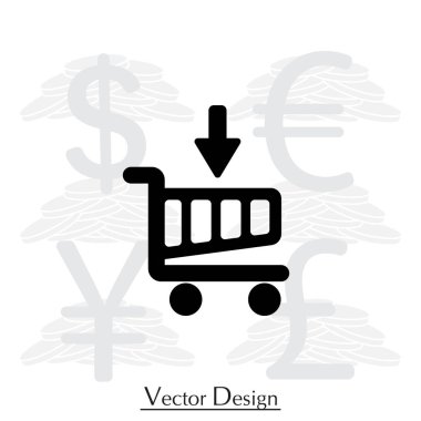 Alışveriş arabası simgesi