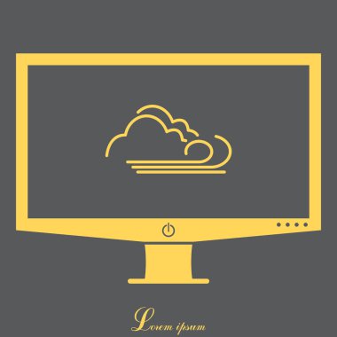 Bulutlu ve Rüzgar simgesi