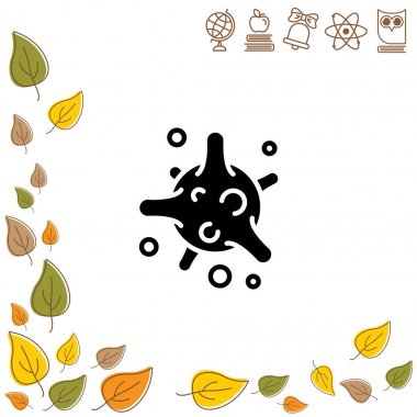 Bakteri, virüs web simgesi