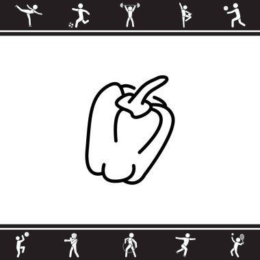  satırı simgesi. Biber