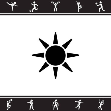 Düz güneş simgesi