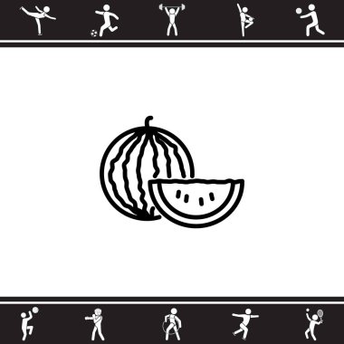  satırı simgesi. Karpuz