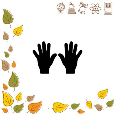  Sol ve sağ el simgesi