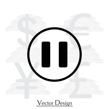 basit simge duraklatma