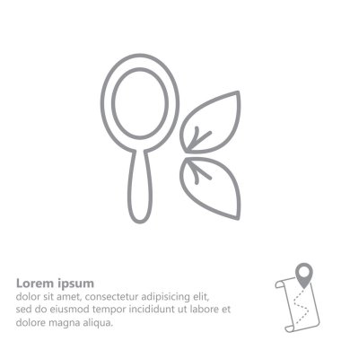 ayna satırı simgesi