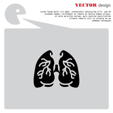 İnsan akciğerleri simgesi