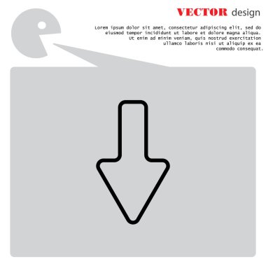 Satırı simgesi aşağı ok