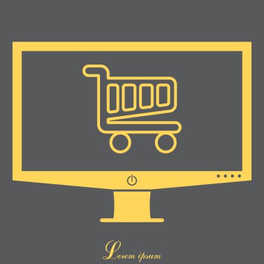 Alışveriş arabası simgesi