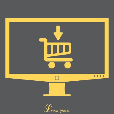 Alışveriş arabası simgesi