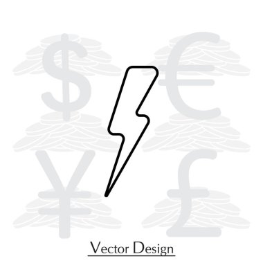 Yıldırım satırı simgesi