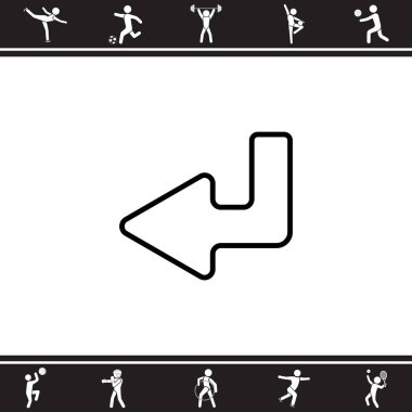 Satırı simgesi aşağı ok