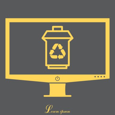 çöp kutusu simgesini