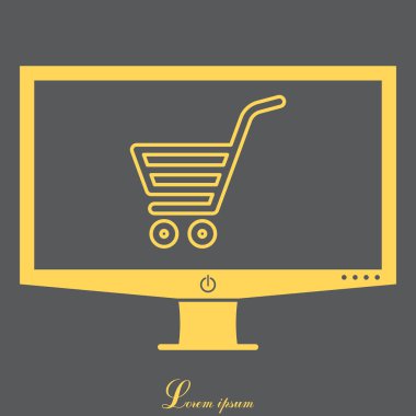 Alışveriş arabası simgesi