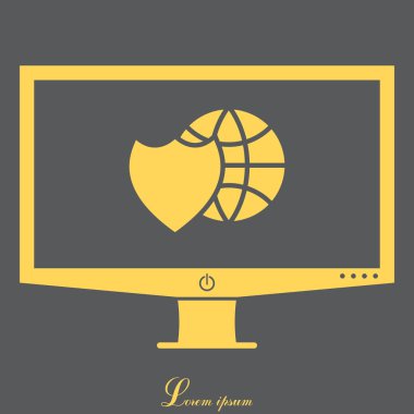 Dünya küre ile kalkan