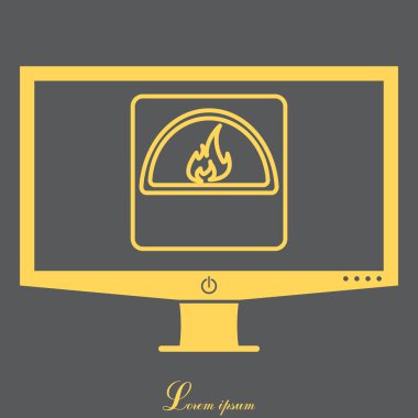 fırın satırı simgesi