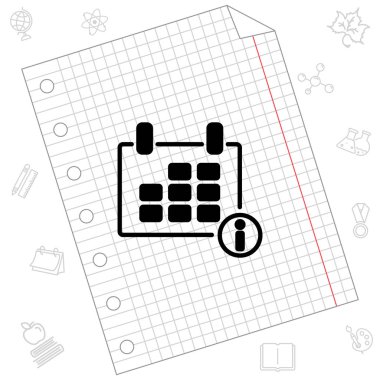 Takvim Web satırı simgesi