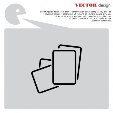 Kağıtları web simgesi