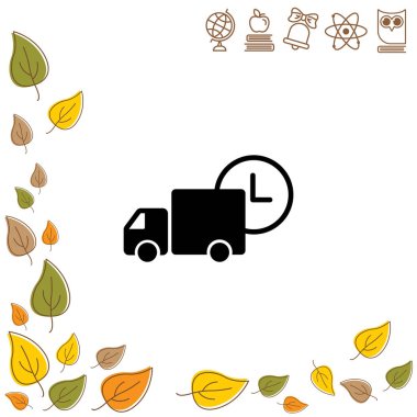 Web satırı simgesi. Teslimat