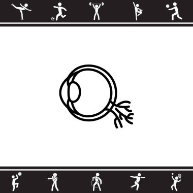 Göz küresi web simgesi