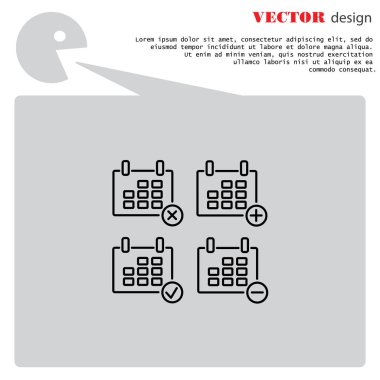 Takvim satırı simgesi
