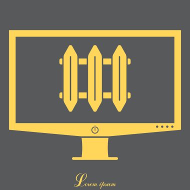 Radyatör web simgesi