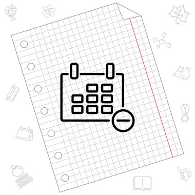 Takvim satırı simgesi