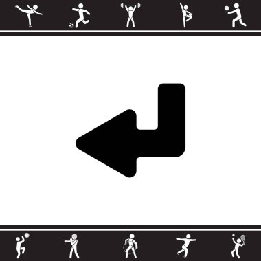 Satırı simgesi aşağı ok