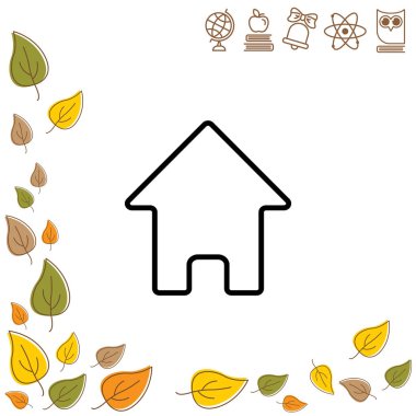 Web simgesi. Ana sayfa