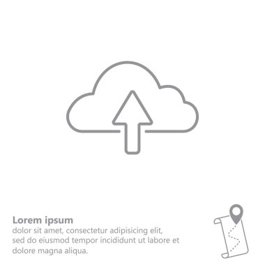 bulut upload Web simgesi