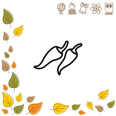  satırı simgesi. Biber