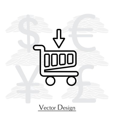 Alışveriş arabası simgesi