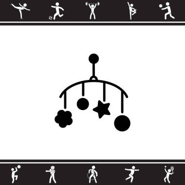 Oyuncaklar asılı Bebek karyolası/beşik