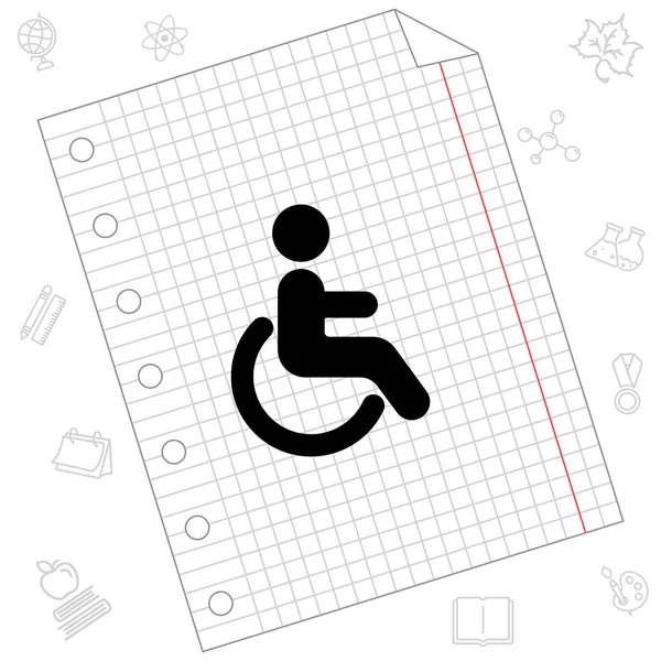 Значок "Disabled Web" — стоковый вектор