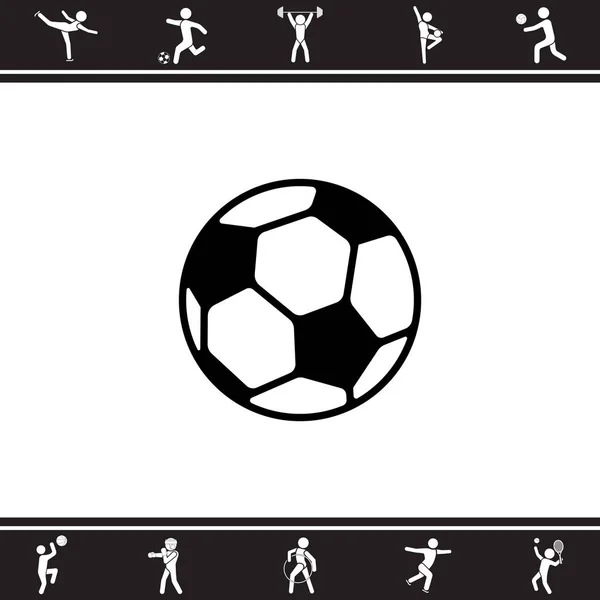 Ball-Ikone — Stockvektor