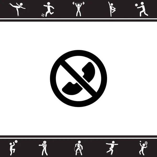 Llamadas prohibidas, Icono de llamada prohibida — Vector de stock