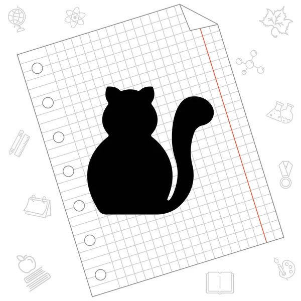 Web Line Icon Silhouette Cats Cat Stock Vector (Royalty Free) 529868446