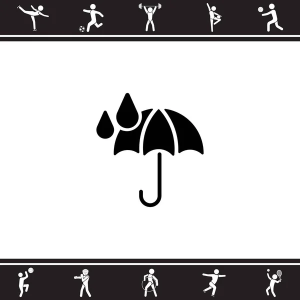 Icono web. Paraguas. — Vector de stock