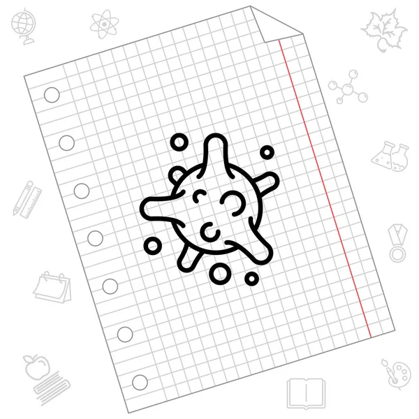 Bakteri, virüs web simgesi