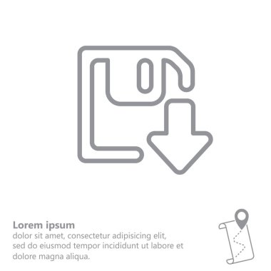 Satır simgesi indir 