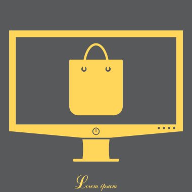 alışveriş çantası web simgesi