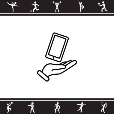 Akıllı Telefon Düz Simgesi