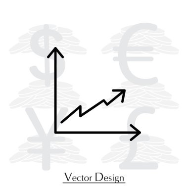 İş grafiği web satırı simgesi