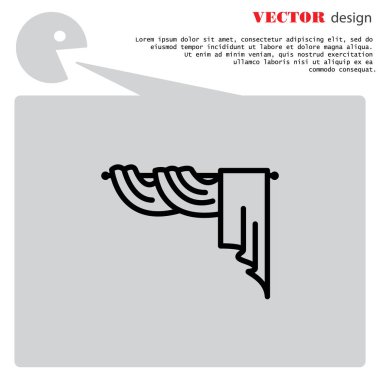 Pencere perde simgesi