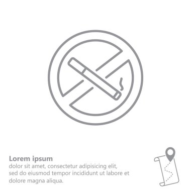 Sigara işareti yok.