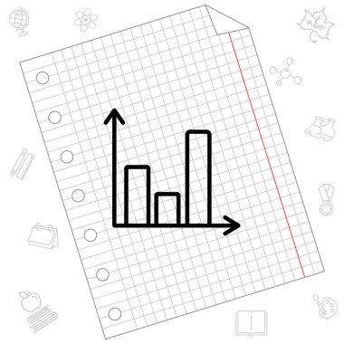 İş grafiği web satırı simgesi