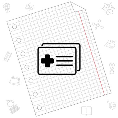 Tıbbi formlar web simgesi