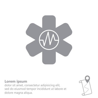 Ambulans amblemi simgesi