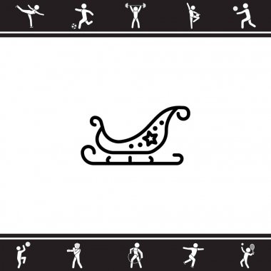 Noel Baba kızağa web simgesi