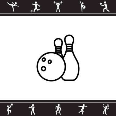 Bowling, top ve skittles